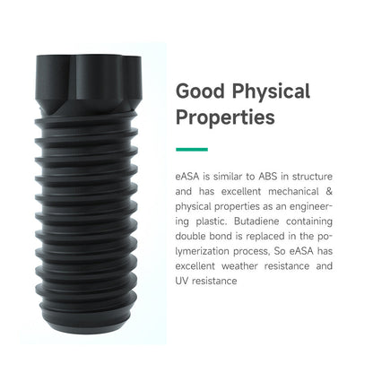 eSUN ASA UV Resistant Black 3D Printer Filament 1.75mm 1KG