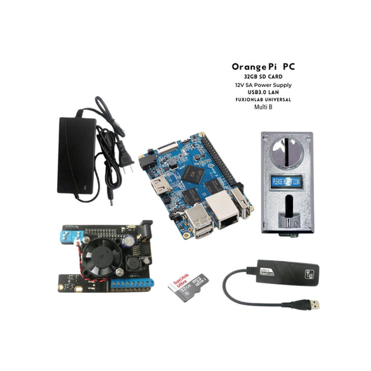 Kit Orange Pi PC H3 Quad-Core 1GB with USB Power Cable Kit for Pisowifi Piso Wifi Vendo__ OPiPC Fux