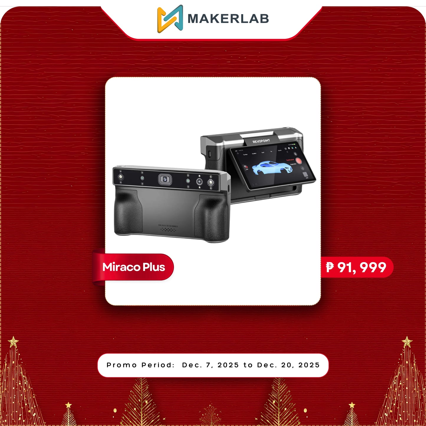 Revopoint MIRACO Pro/Plus 3D Scanner