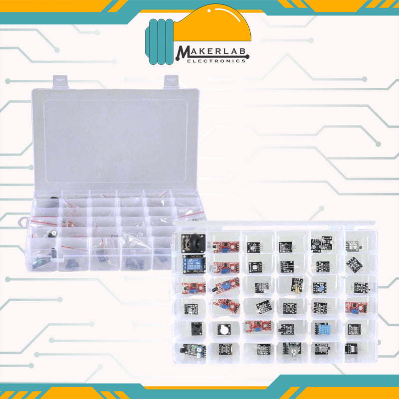 37 in 1 box | 16 in 1 box Sensor Kit for Arduino – Makerlab Electronics