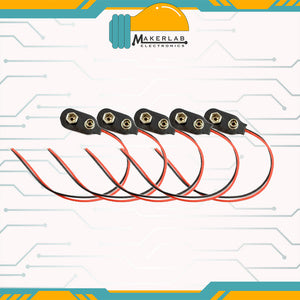 5Pcs 9V Battery Clip without DC Plug