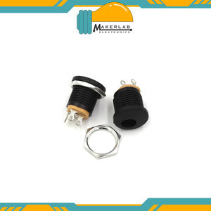 5Pcs DC-022 with nut female DC power crown jack 5.5x2.1mm