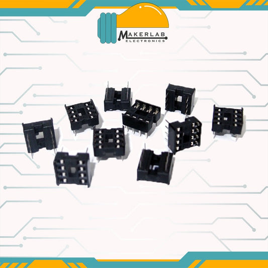 10Pcs 8 Pin DIP IC Socket
