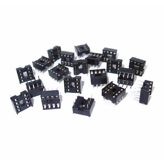 20Pcs 8 Pin DIP IC Socket
