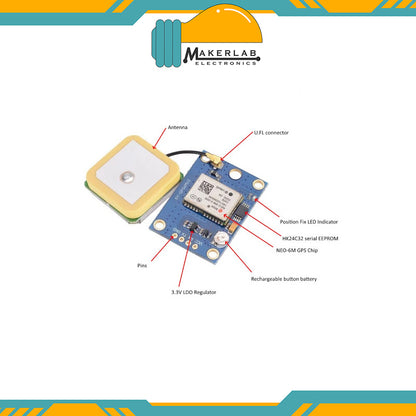 GY-NEO6MV2 NEO-6M Ublox | NEO-M8N Flight Controller GPS Module