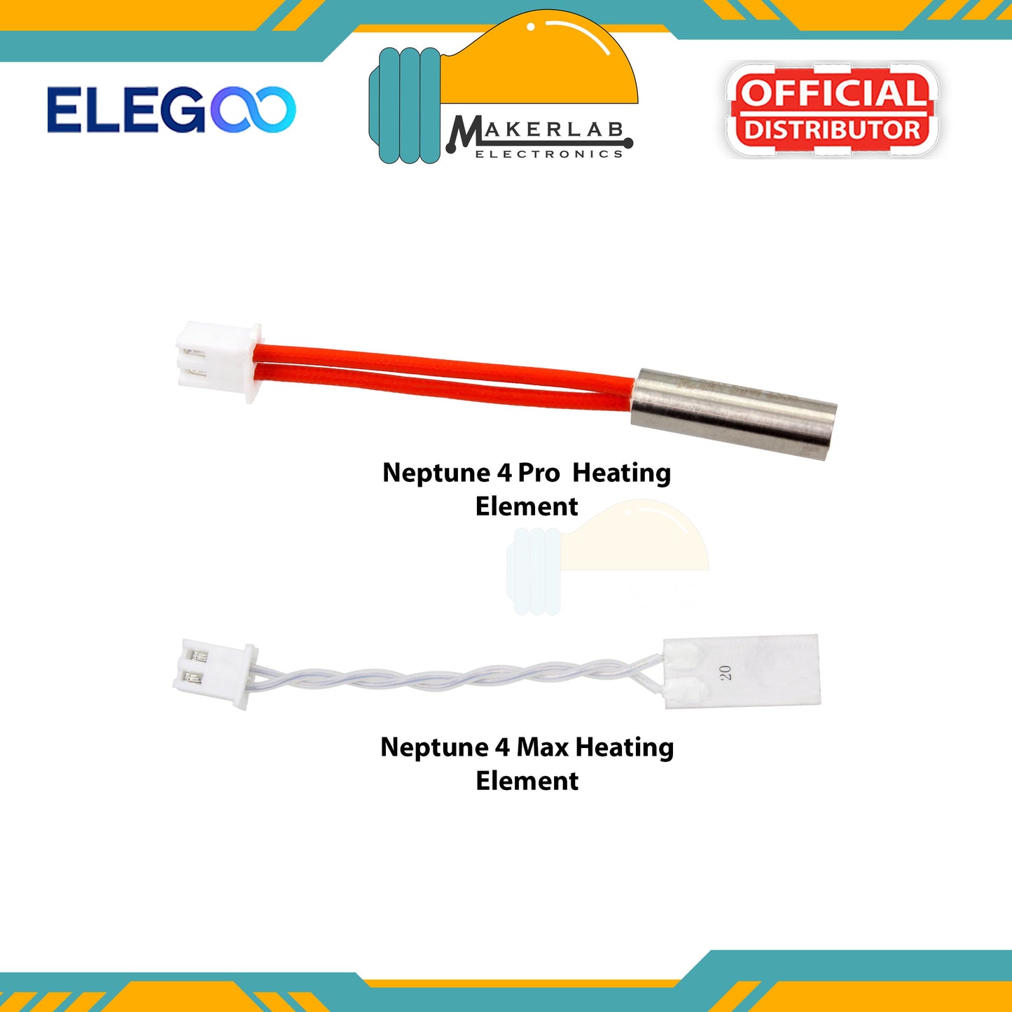 Elegoo Neptune 4 Max | Neptune 4 pro Heater cartridge / Heating Element for 3D Printer