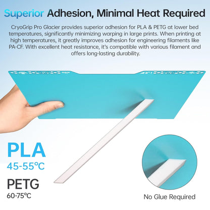 BIQU Panda Build Plate CryoGrip Pro for Bambu H2D Printer - Glacier