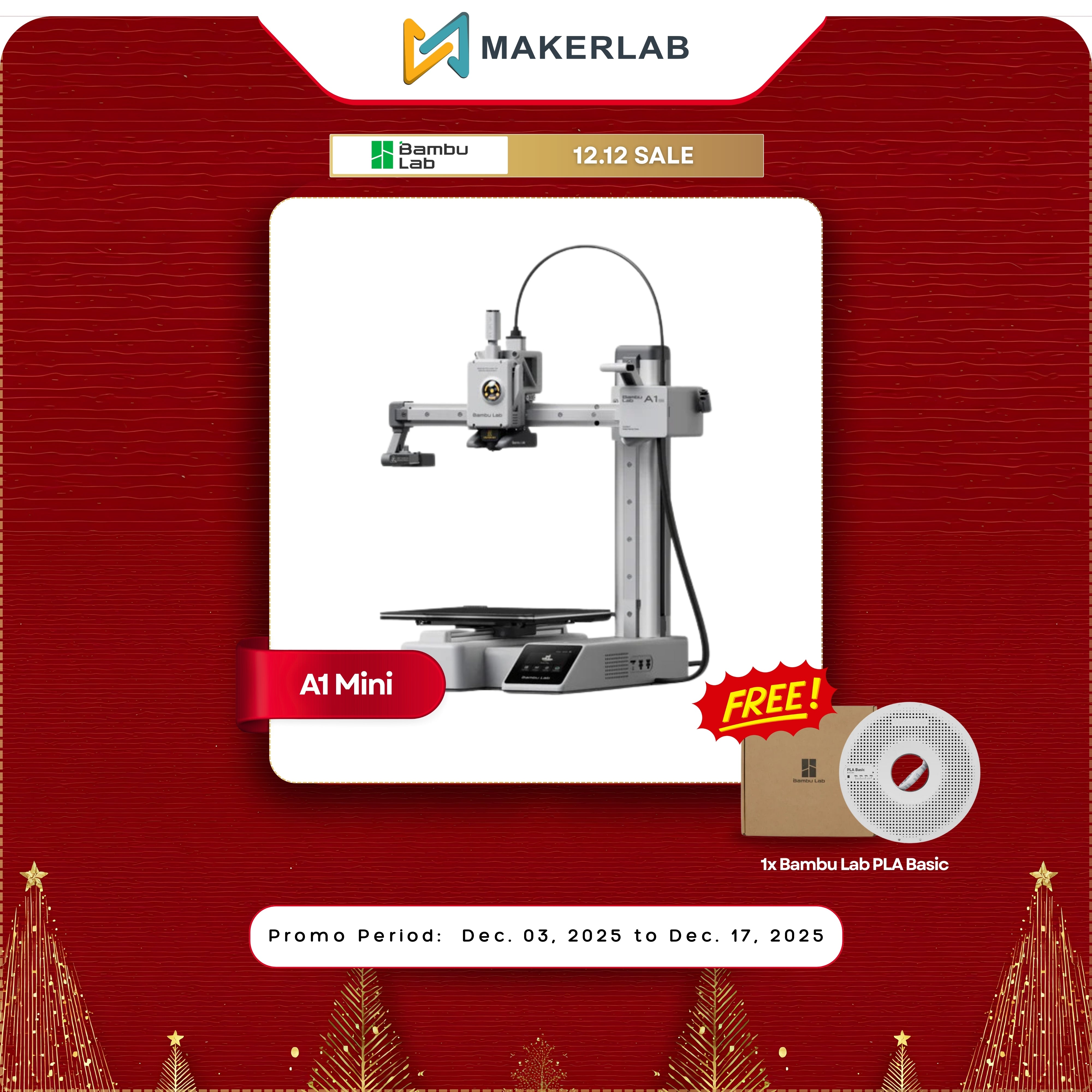 Bambu Lab A1 Mini Series – Makerlab Electronics