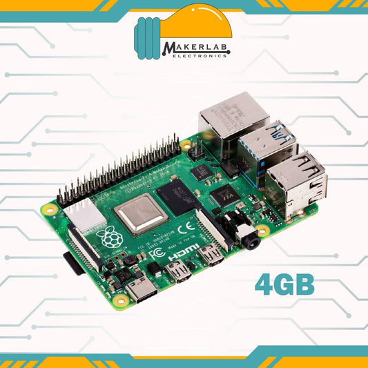 Raspberry Pi 4 Model B 4GB RAM Starter Kit OKdo Kit__ Passive OkdoPSU - 32GB SD Card