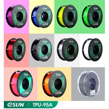 eSUN TPU 87A TPE 83A 3D Printer Filament 1.75mm 1KG