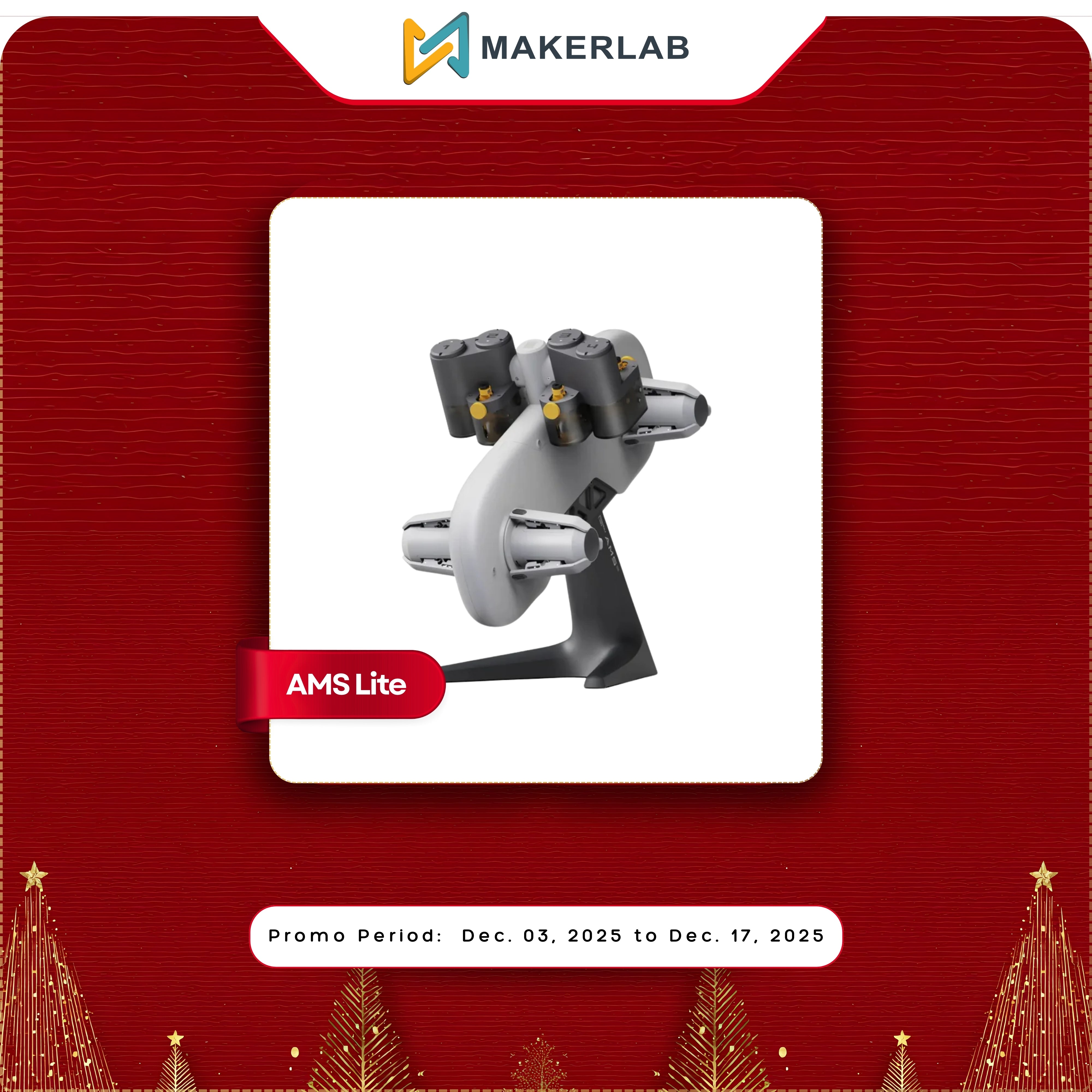 新品未使用 Bambu lab AMS Lite Bambu Lab AMS lite - Automatic Material System – Makerlab Electronics