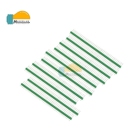 10Pcs Green 1x40Pin Breakable Male Header Pin Straight