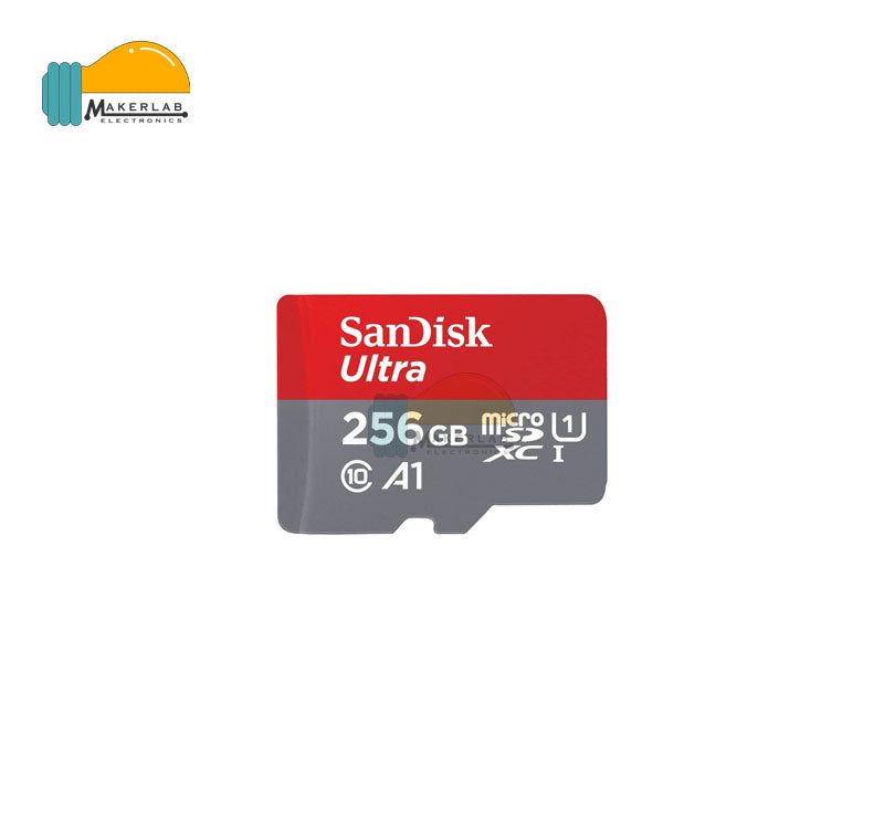 16GB l 32GB l 64GB l 128GB l 256GB | 400GB Micro SD Card for Raspberry Pi , Phone Memory Card Sandisk Ultra Class 10 Makerlab Electronics