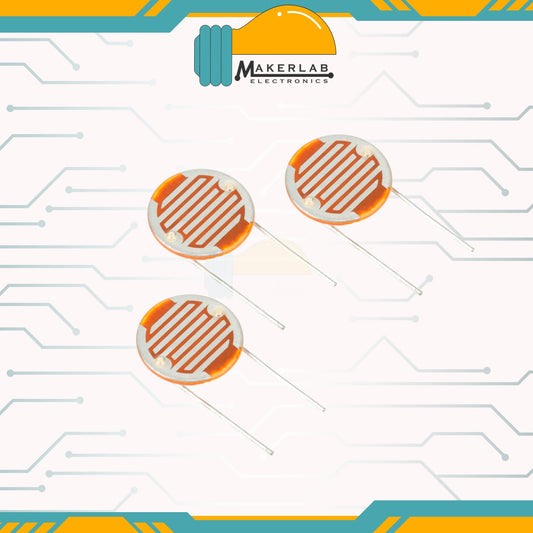 3Pcs 20mm LDR Light Dependent Resistor