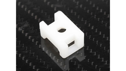 RS PRO White Cable Tie Mount 10 mm x 15mm, 5mm Max. Cable Tie Width