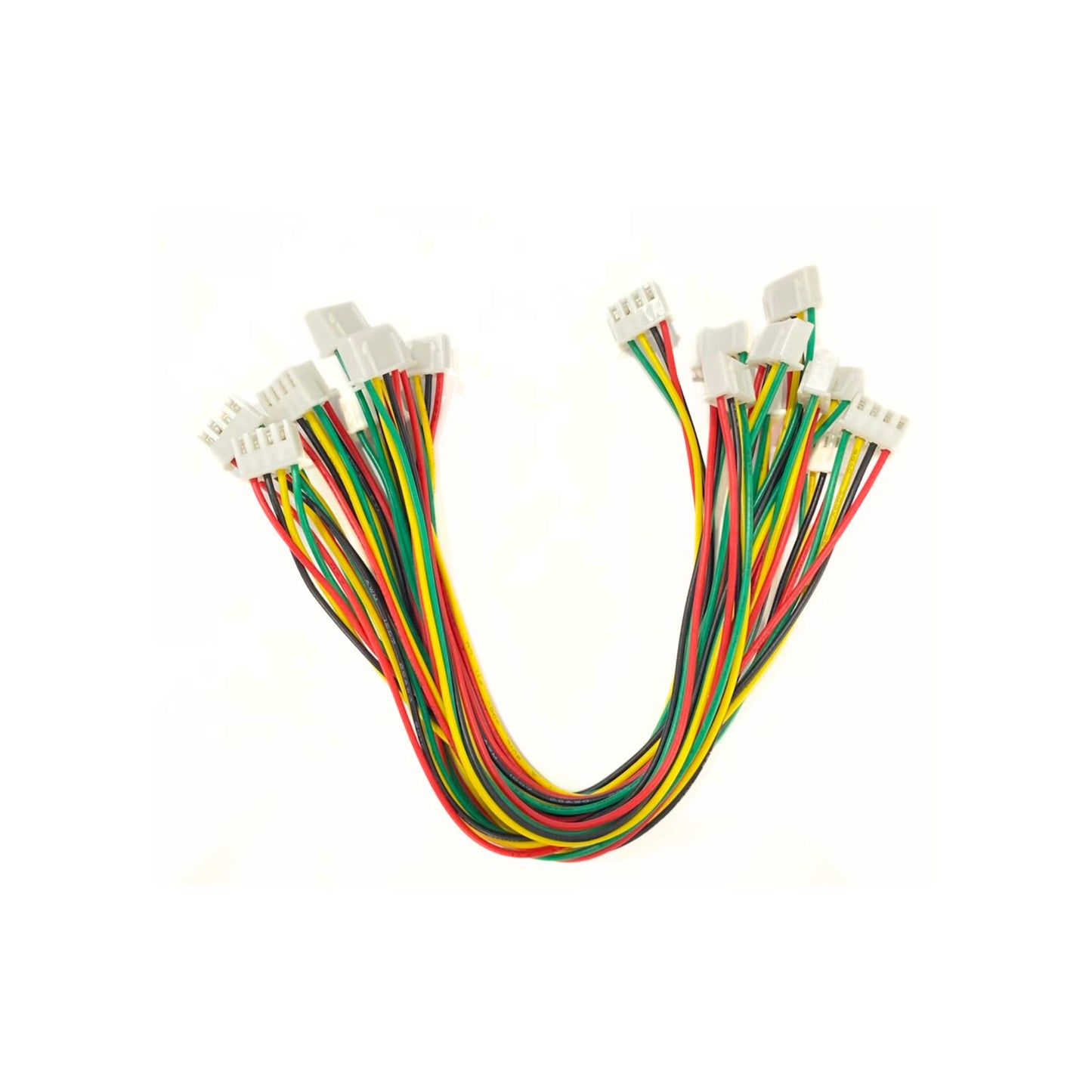10 pcs 4-Pin JST XH Female Connector Double Ended