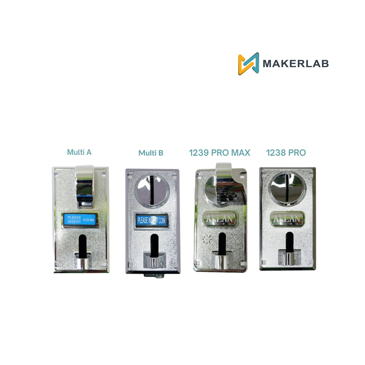 ALLAN Universal Coin Slot Coinslot Selector with Anti Hooking, Anti Theft Design Multi 1238 1239 Piso WiFi Vendo Machine 1