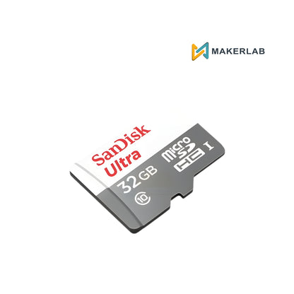 16GB l 32GB l 64GB l 128GB l 256GB | 400GB Micro SD Card for Raspberry Pi , Phone Memory Card Sandisk Ultra Class 10 Makerlab Electronics