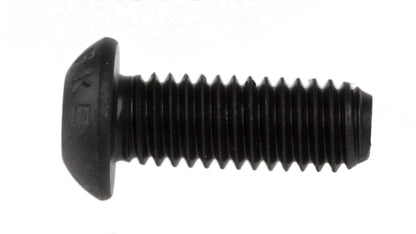 RS PRO Black, Self-Colour Steel Hex Socket Button Screw, ISO 7380, M6 x 16mm