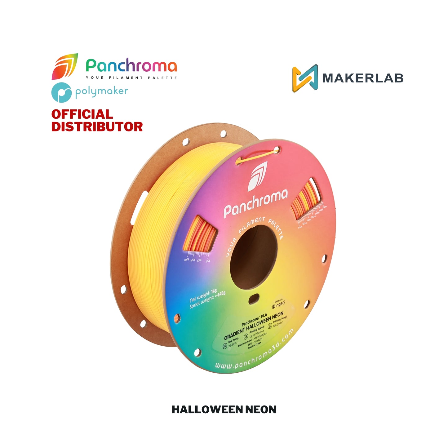 Polymaker Panchroma Gradient Matte PLA Filament