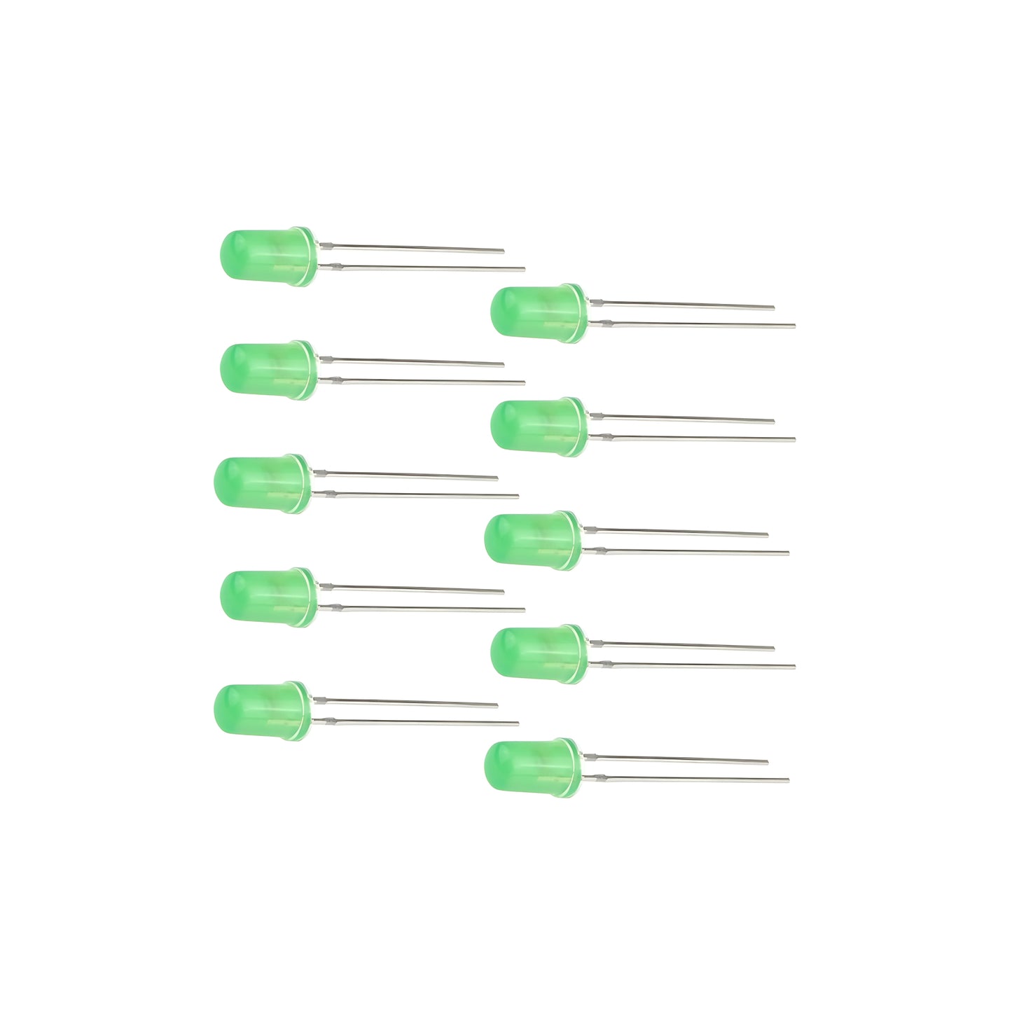 10pcs Green LED 5mm