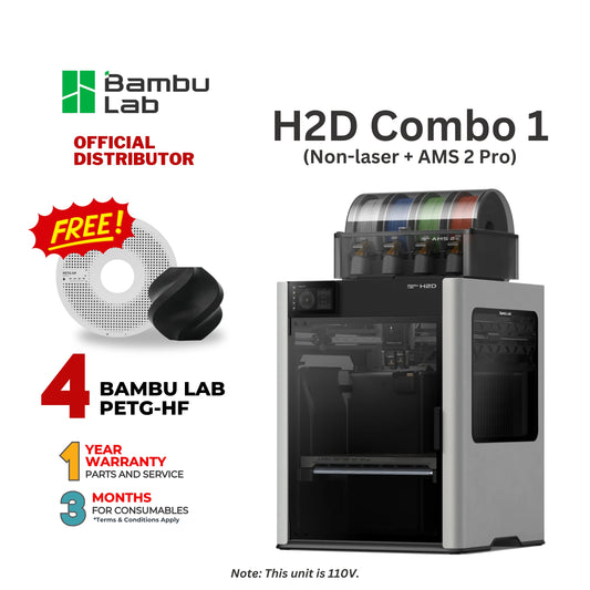 Bambu Lab H2D Combo 1 (Non-Laser + AMS 2 Pro) 110V with Transformer