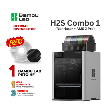 Bambu Lab Combo 2 H2S and H2S Combo Laser/Non Laser 3D Printer 220V