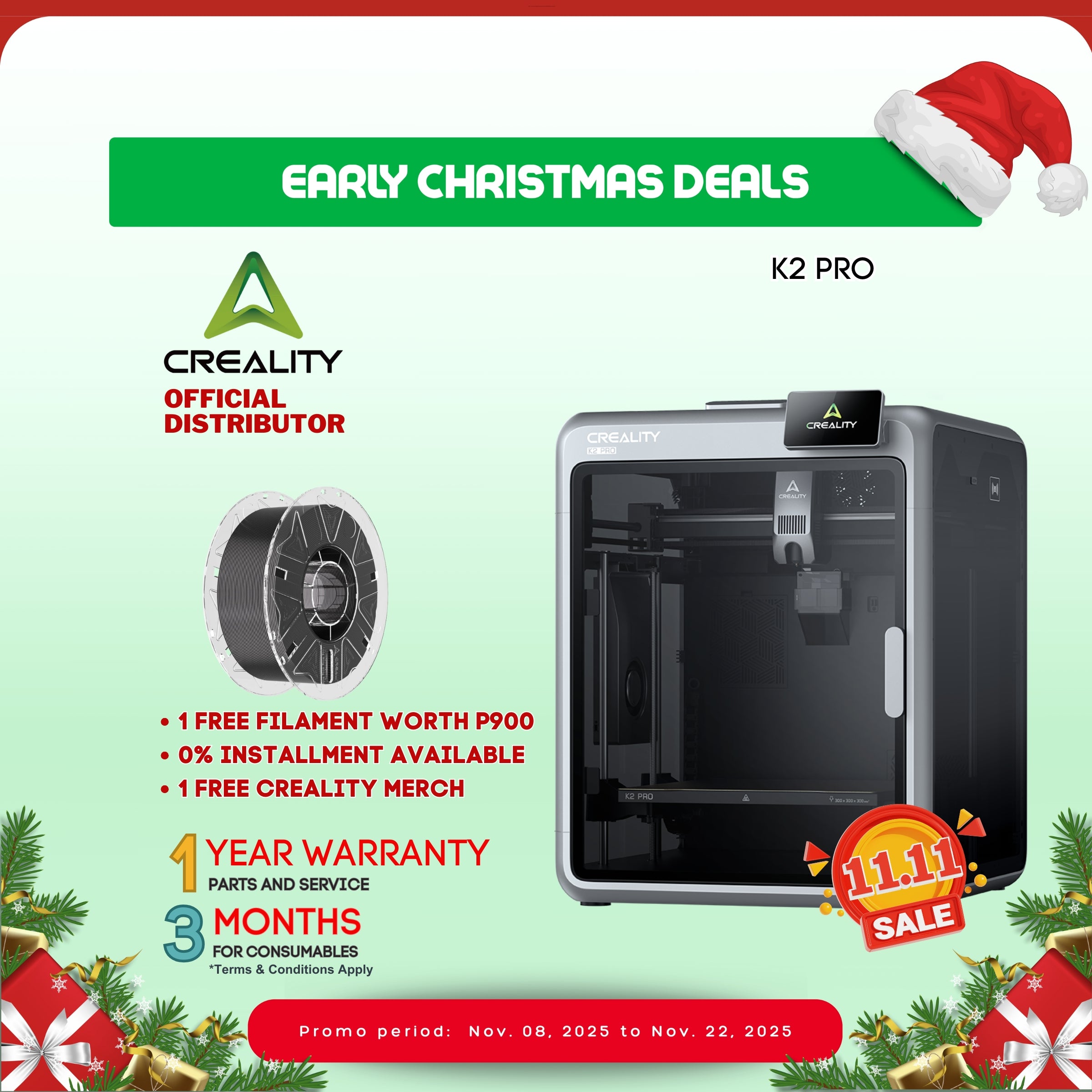 Creality K2 Pro FDM 3D Printer – Makerlab Electronics