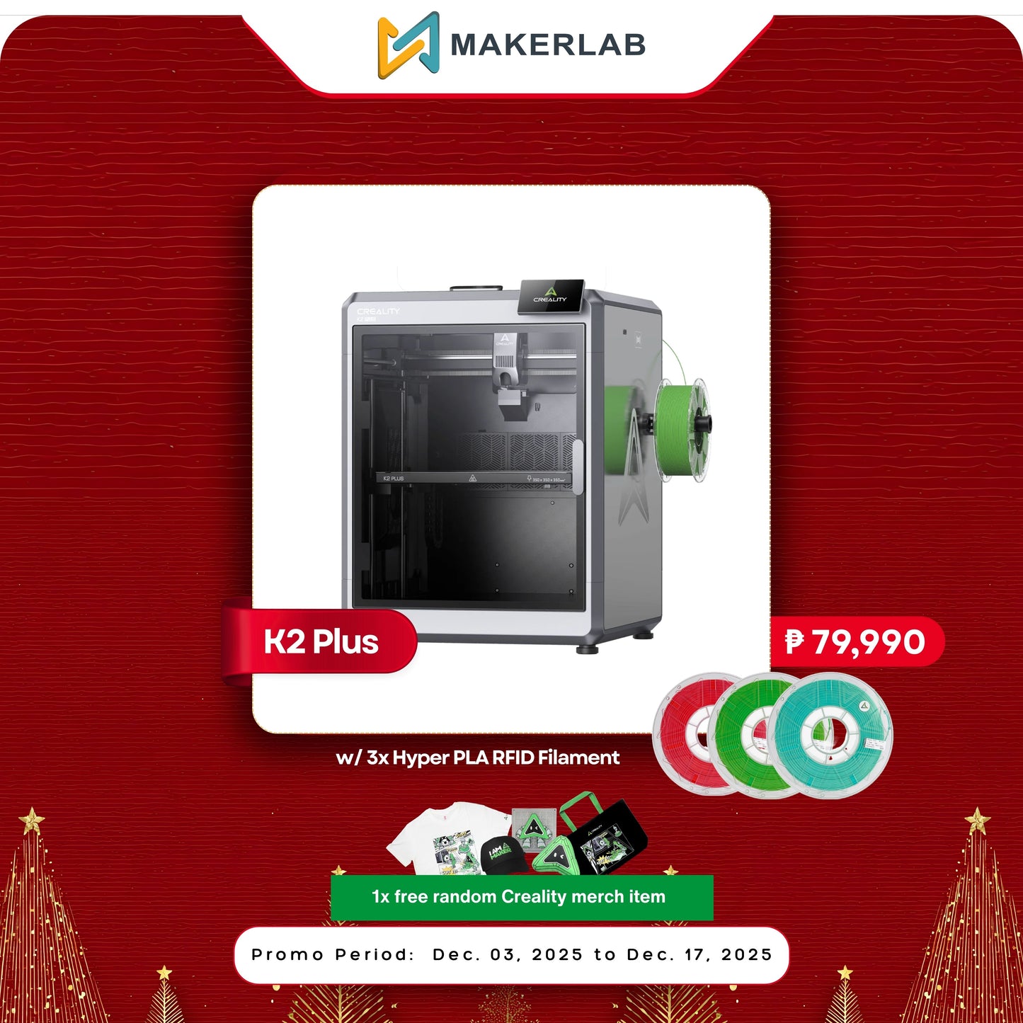 Creality K2 Plus FDM 3D Printer