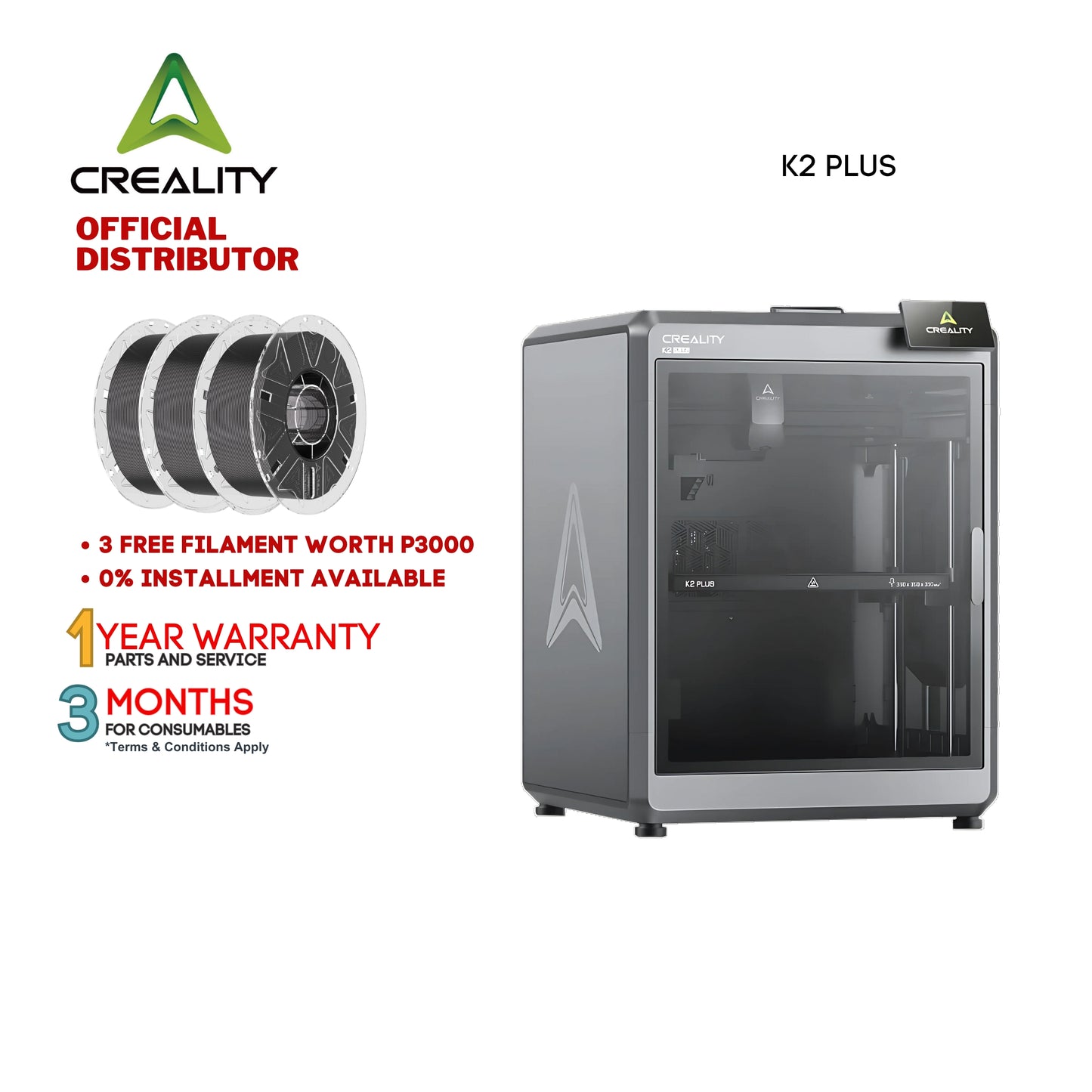 Creality K2 Plus FDM 3D Printer