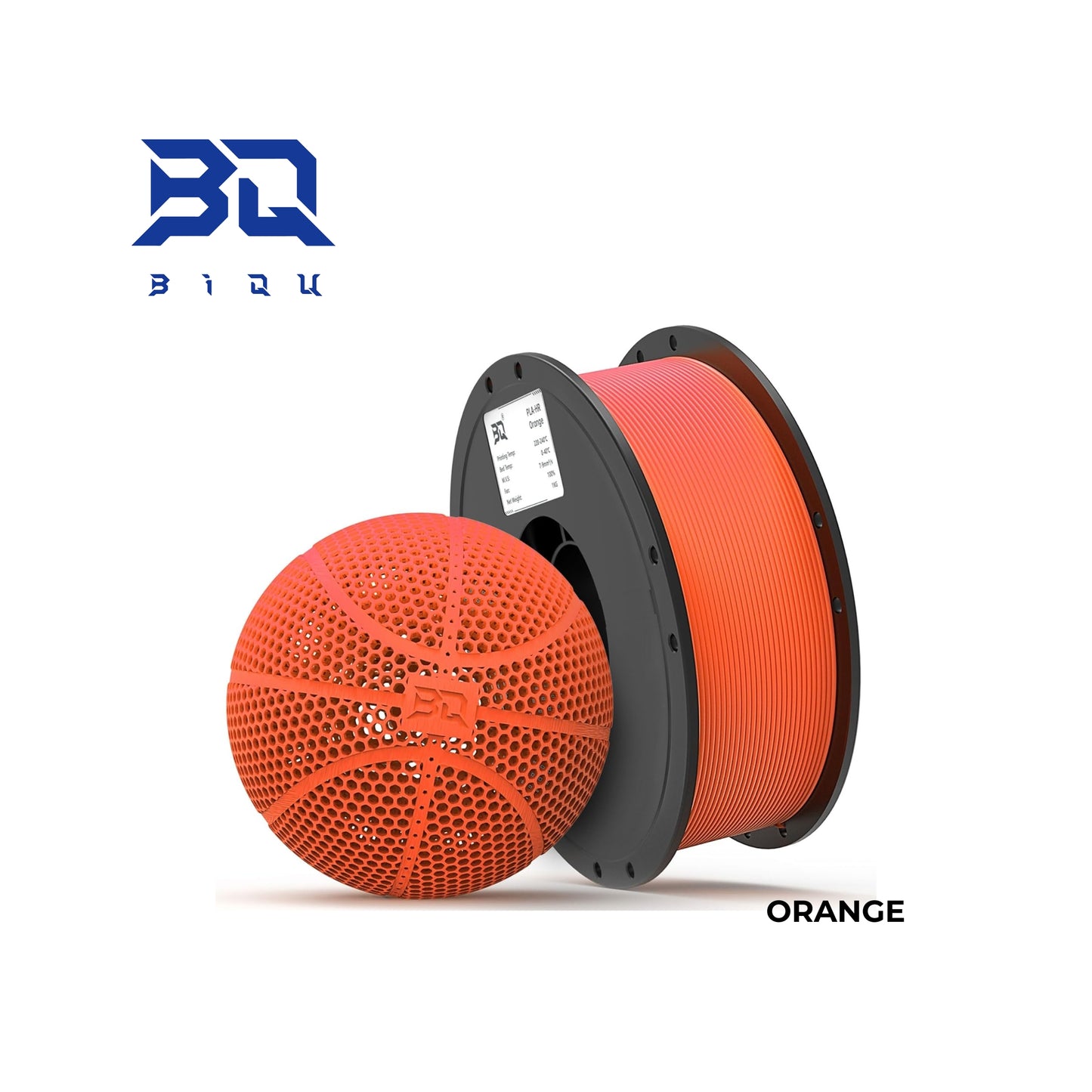 BIQU PLA-HR Flexible 3D Printer Filament for Printing Airless Basketballs 1.75mm 1KG