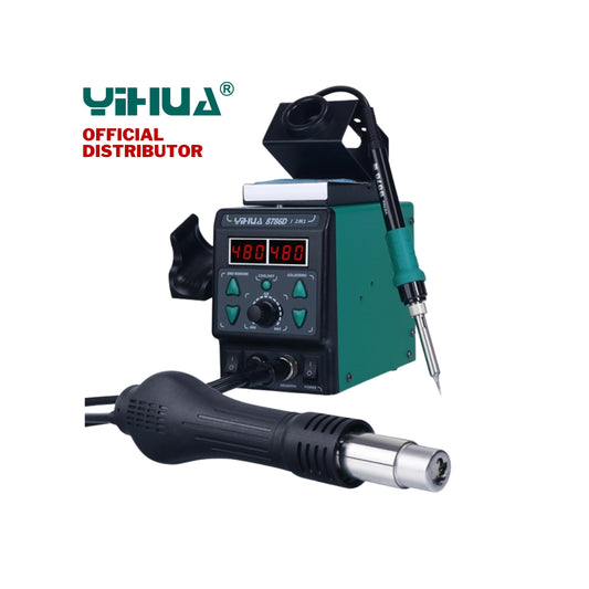 Yihua 8786D-I 2 in 1 Hot Air Rework and Soldering Iron Station