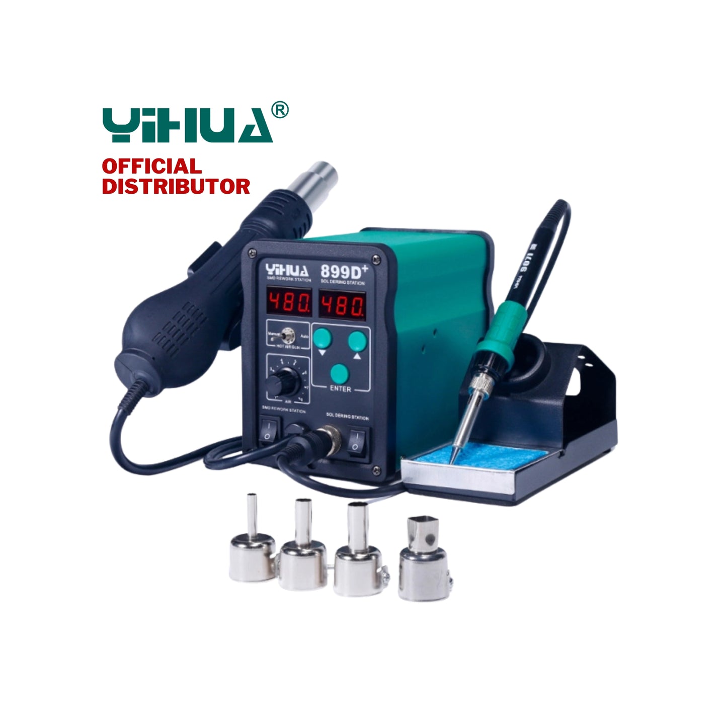 Yihua 899D+ Hot Air Rework and Soldering Station 2 in 1