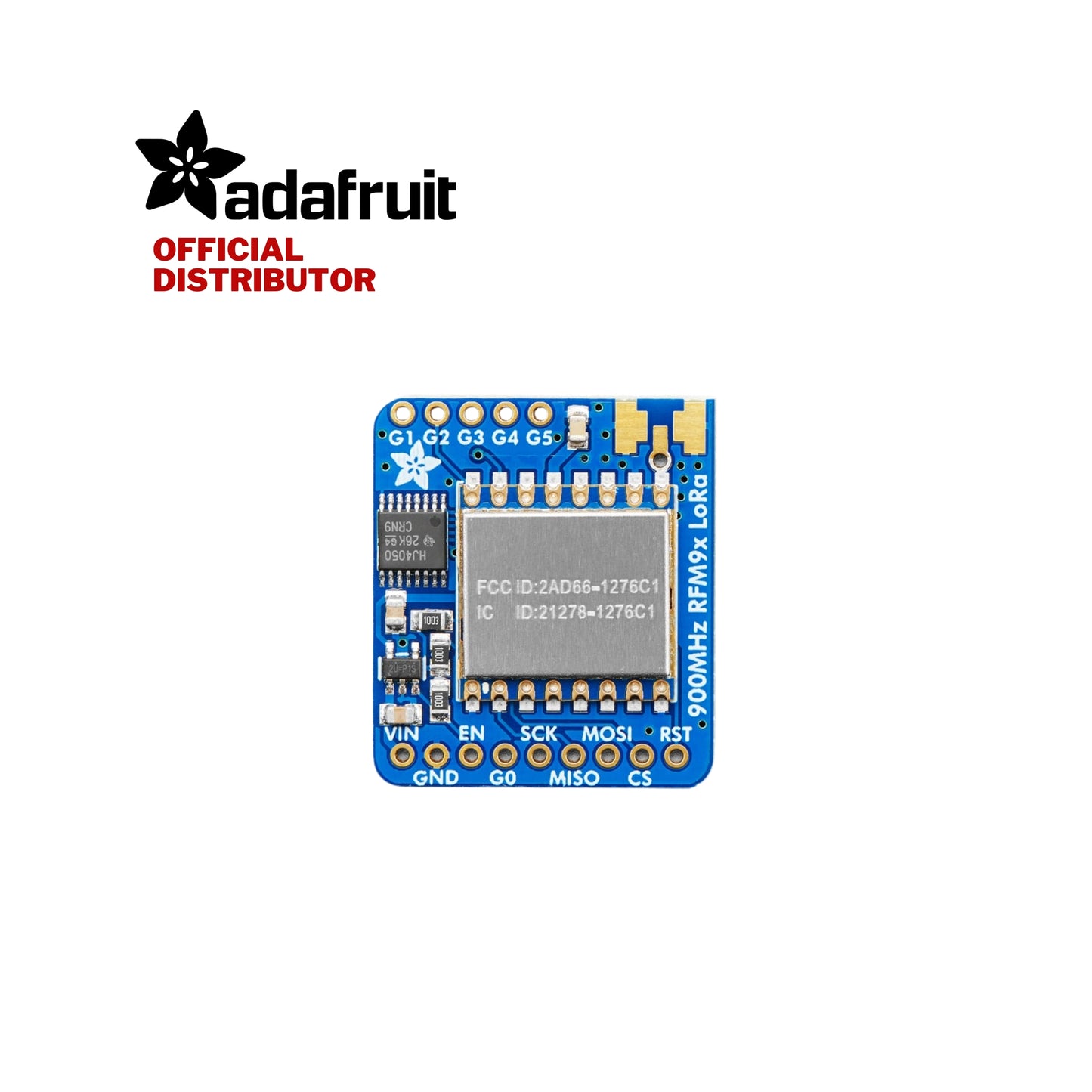 Adafruit RFM95W LoRa Radio Transceiver Breakout – 868 or 915 MHz – RadioFruit