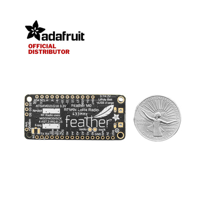 Adafruit Feather M0 RFM96 LoRa Radio - 433MHz - RadioFruit