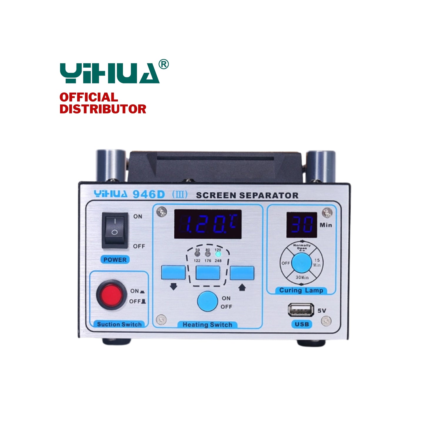 Yihua 946D-III 220V US Plug Touch Screen Glass Separator Machine