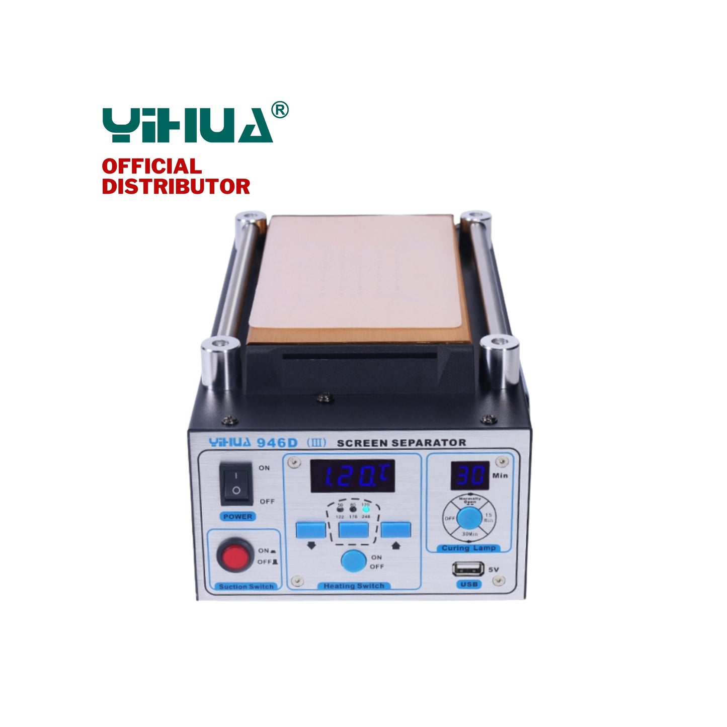 Yihua 946D-III 220V US Plug Touch Screen Glass Separator Machine
