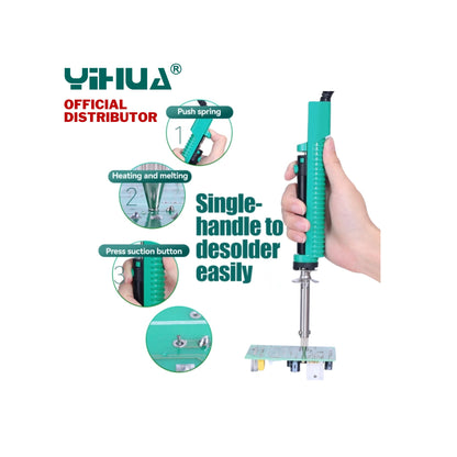 YIHUA 929D-V Electric Vacuum Desoldering Iron Solder Sucker Desoldering Pump Soldering Iron
