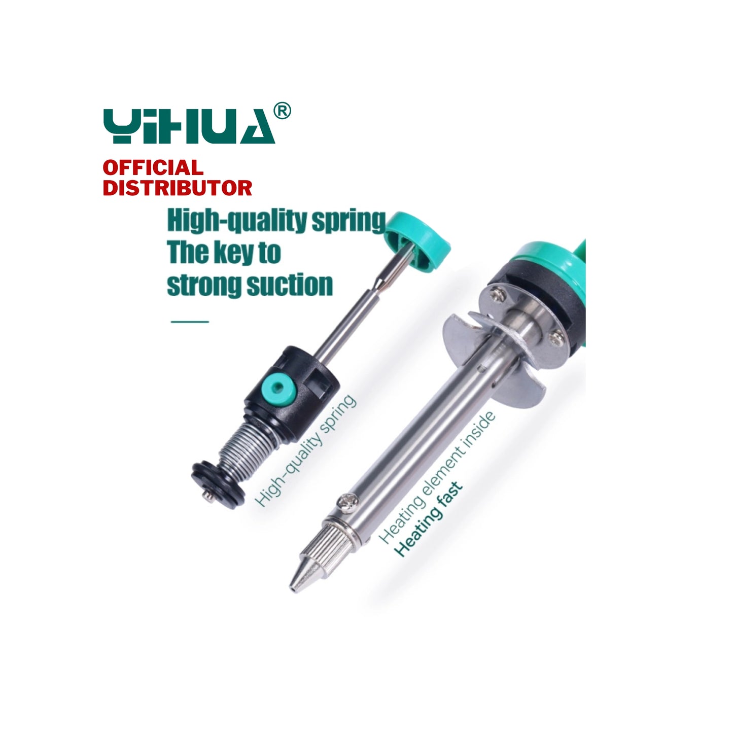 YIHUA 929D-V Electric Vacuum Desoldering Iron Solder Sucker Desoldering Pump Soldering Iron