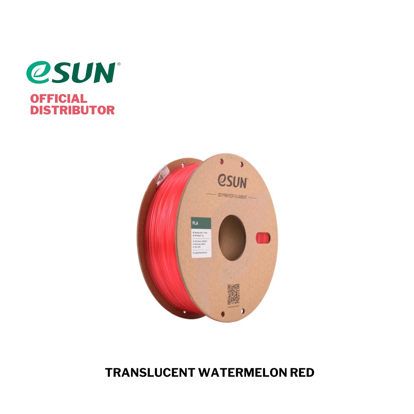 eSUN PLA Translucent 3D Printer Filament 1.75mm 1KG