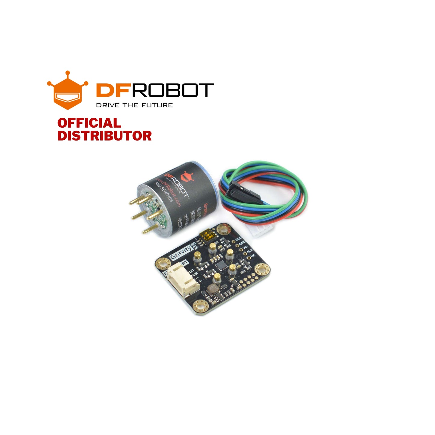Gravity: O2 H2S NH3 NO2 O3 H2 HCL HF PH3 Sensor (Calibrated) - I2C & UART