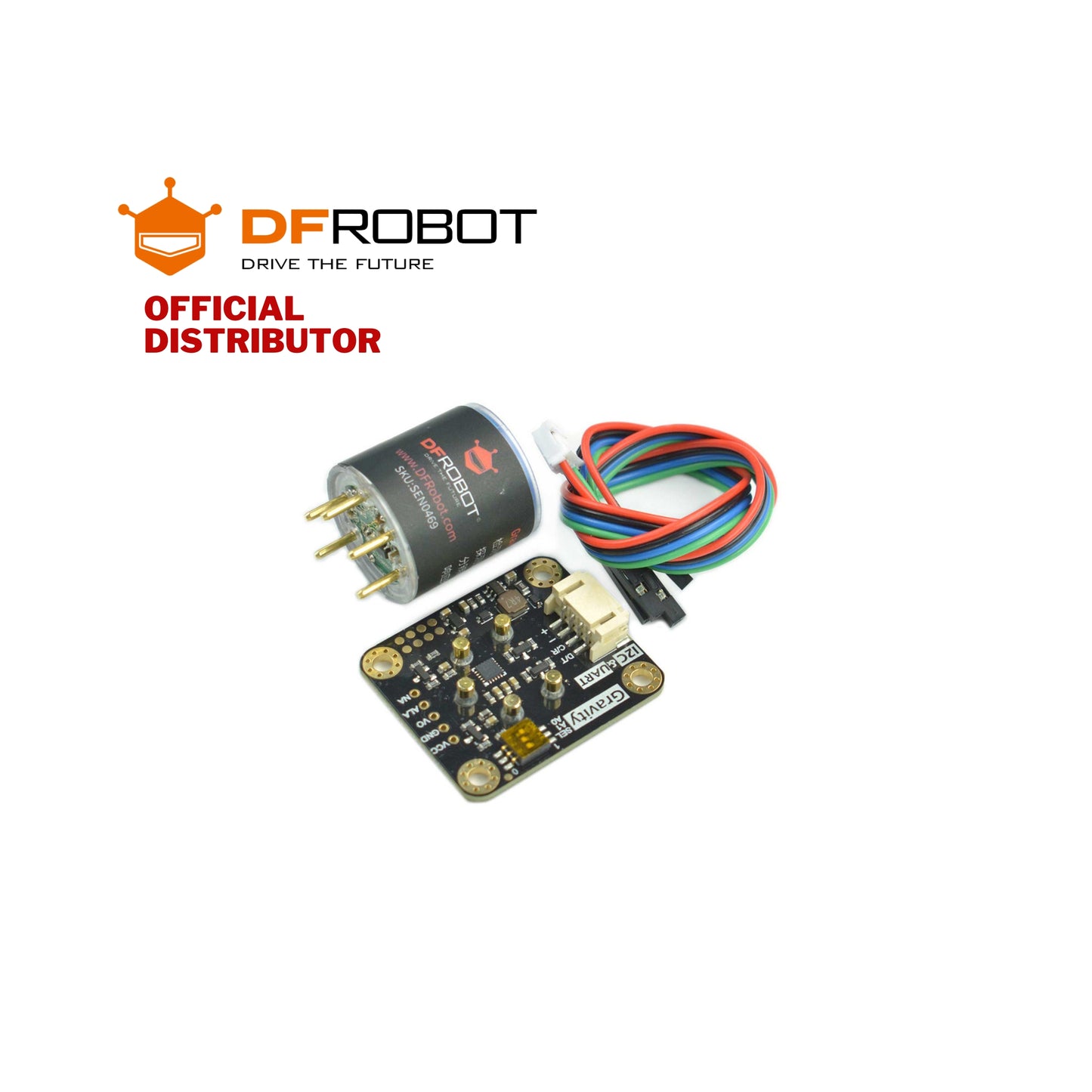 Gravity: O2 H2S NH3 NO2 O3 H2 HCL HF PH3 Sensor (Calibrated) - I2C & UART