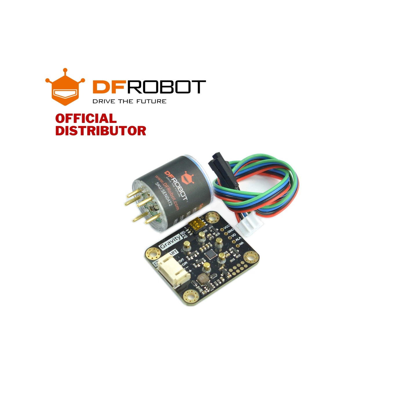 Gravity: O2 H2S NH3 NO2 O3 H2 HCL HF PH3 Sensor (Calibrated) - I2C & UART