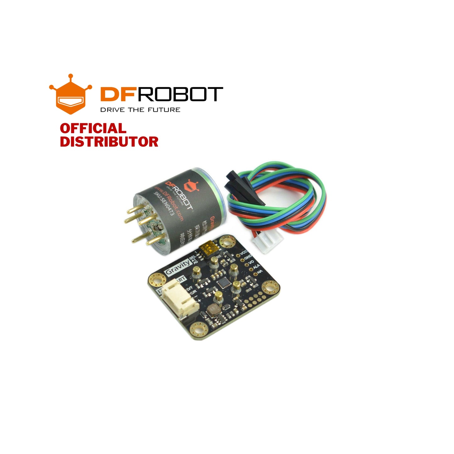 Gravity: O2 H2S NH3 NO2 O3 H2 HCL HF PH3 Sensor (Calibrated) - I2C & UART
