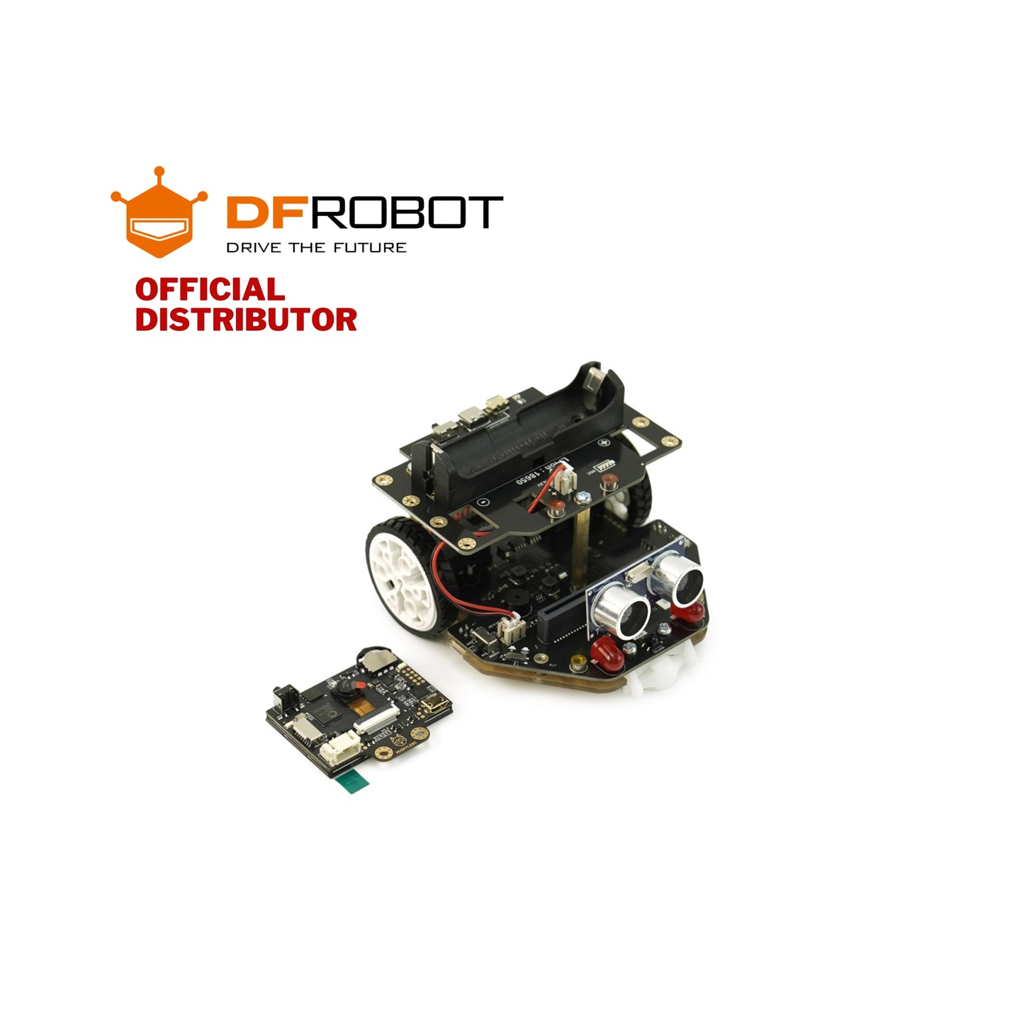 DFRobot micro:Maqueen Plus V2 (18650 Battery) with HUSKYLENS | MBT0021-EN-18650-1
