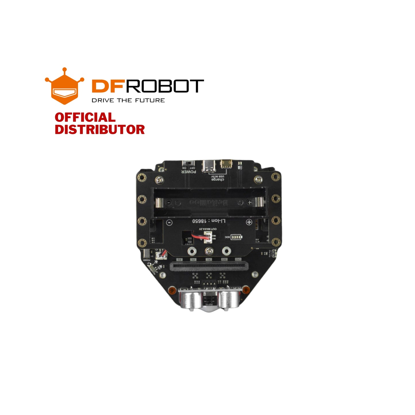 DFRobot micro:Maqueen Plus V2 (18650 Battery) with HUSKYLENS | MBT0021-EN-18650-1