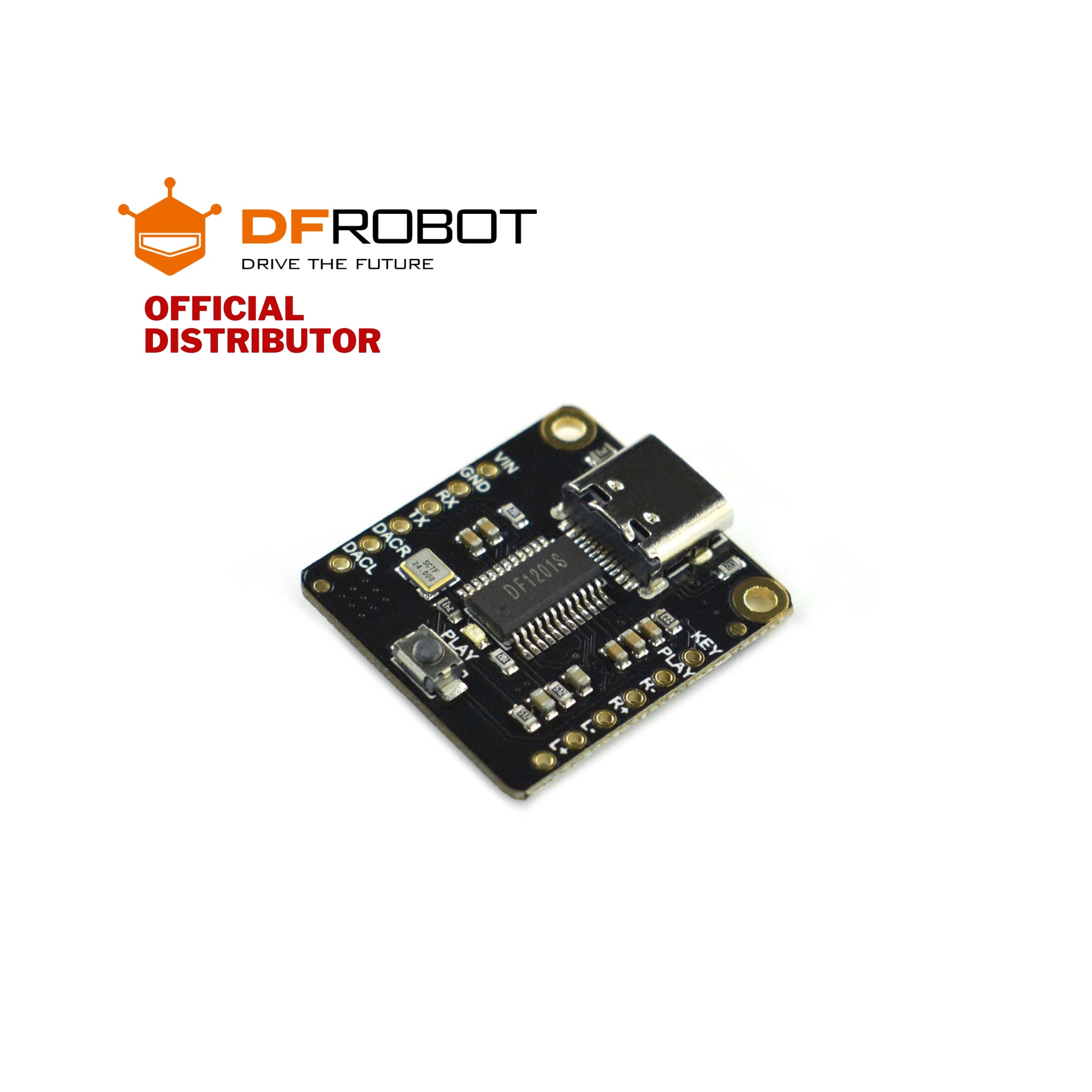 DFRobot Fermion: DFPlayer Pro - A mini MP3 Player with On-board 128MB ...
