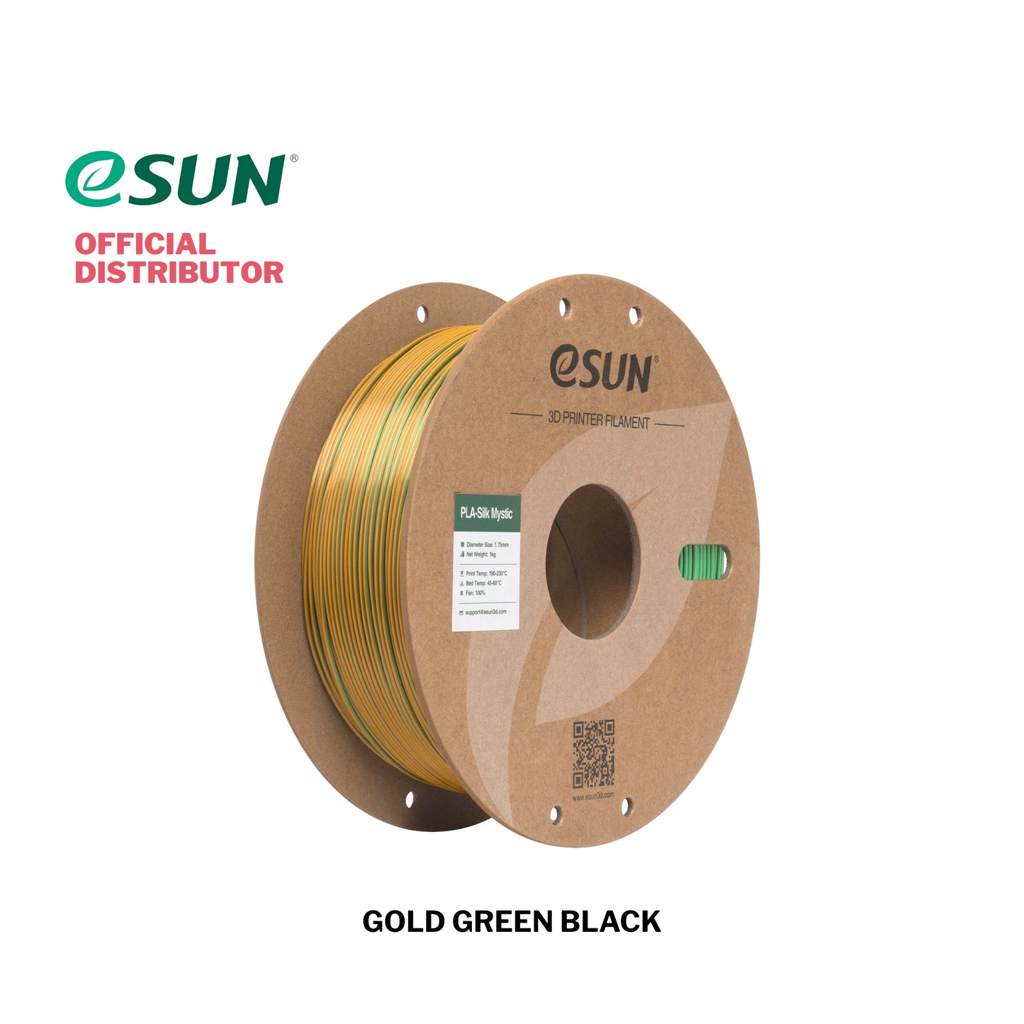 eSUN PLA-Silk Magic Mystic 3D Printer Filament 1.75mm 1KG