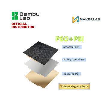 3D Printer Plate Magnetic Hot Bed for Bambu Lab A1/X1/P1P 257x257mm (Without Magnetic)