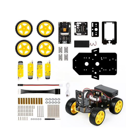 Makerlab ESP32 CAM 4WD Smart Robot Car Kit (PCB Antenna Version)
